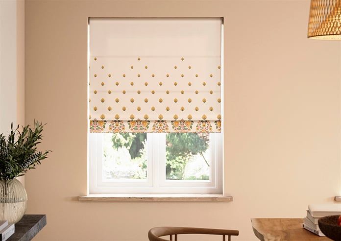 Petal & Block Nitara, Marigold - Roman Blind - Image 3